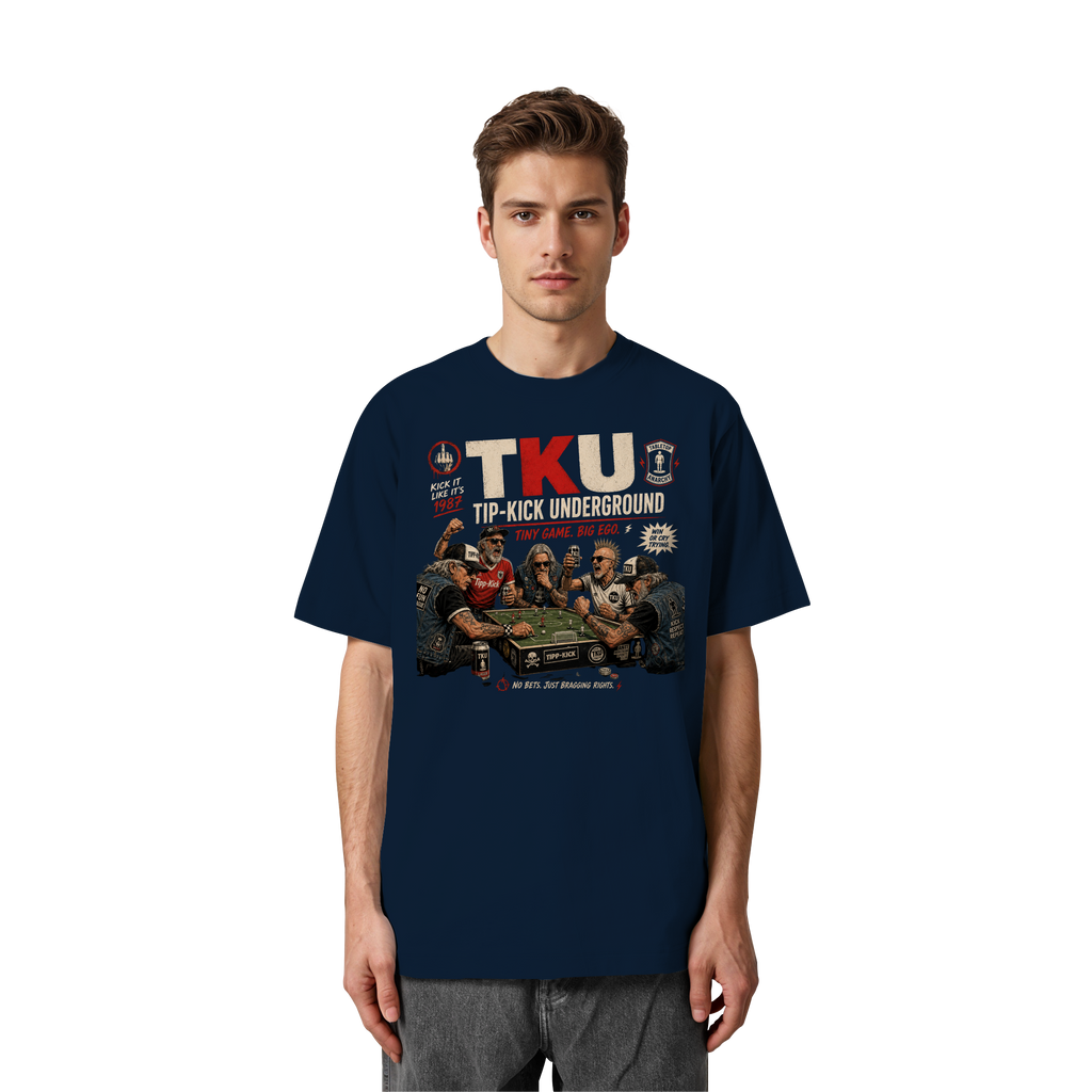 TIP KICK UNDERGROUND - Heavy Oversized Organic Shirt