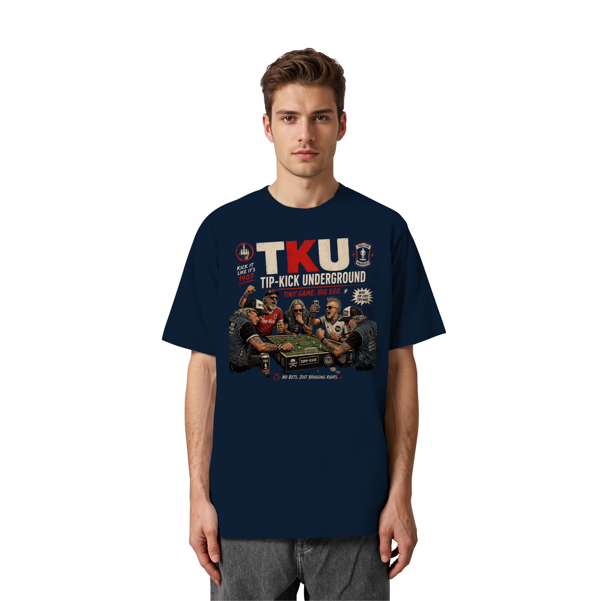TIP KICK UNDERGROUND - Heavy Oversized Organic Shirt