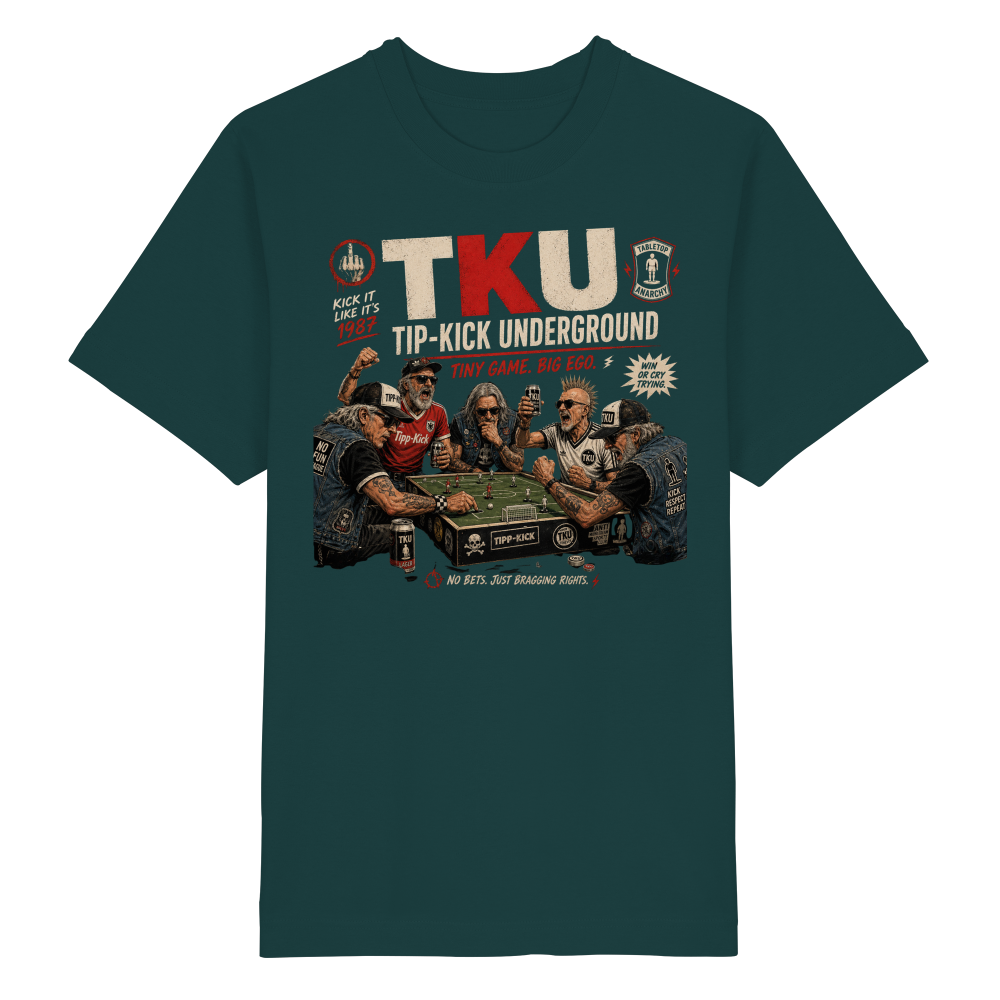 TIP KICK UNDERGROUND - Heavy Oversized Organic Shirt