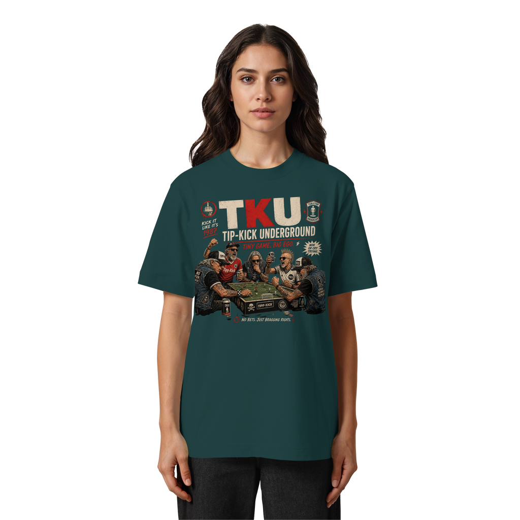 TIP KICK UNDERGROUND - Heavy Oversized Organic Shirt