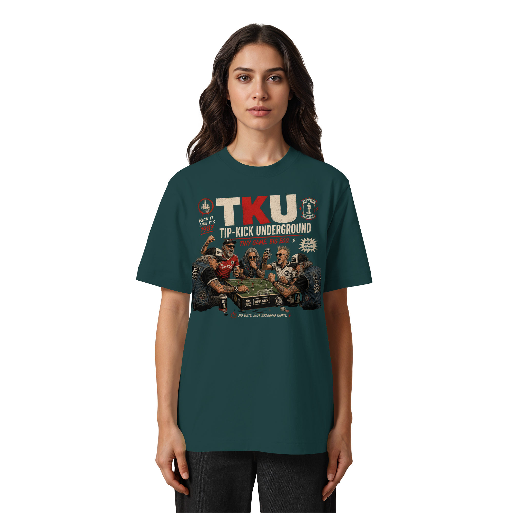 TIP KICK UNDERGROUND - Heavy Oversized Organic Shirt
