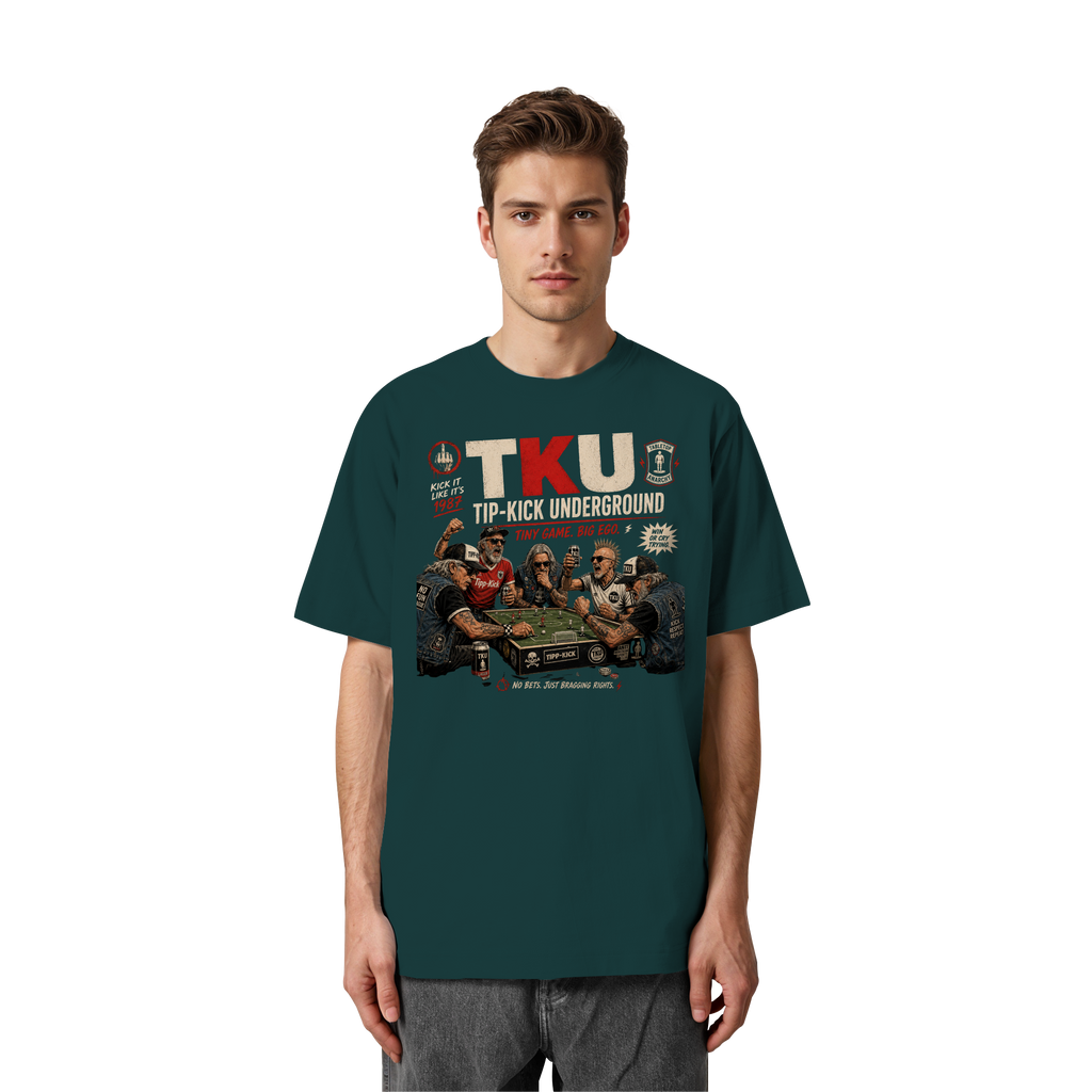 TIP KICK UNDERGROUND - Heavy Oversized Organic Shirt