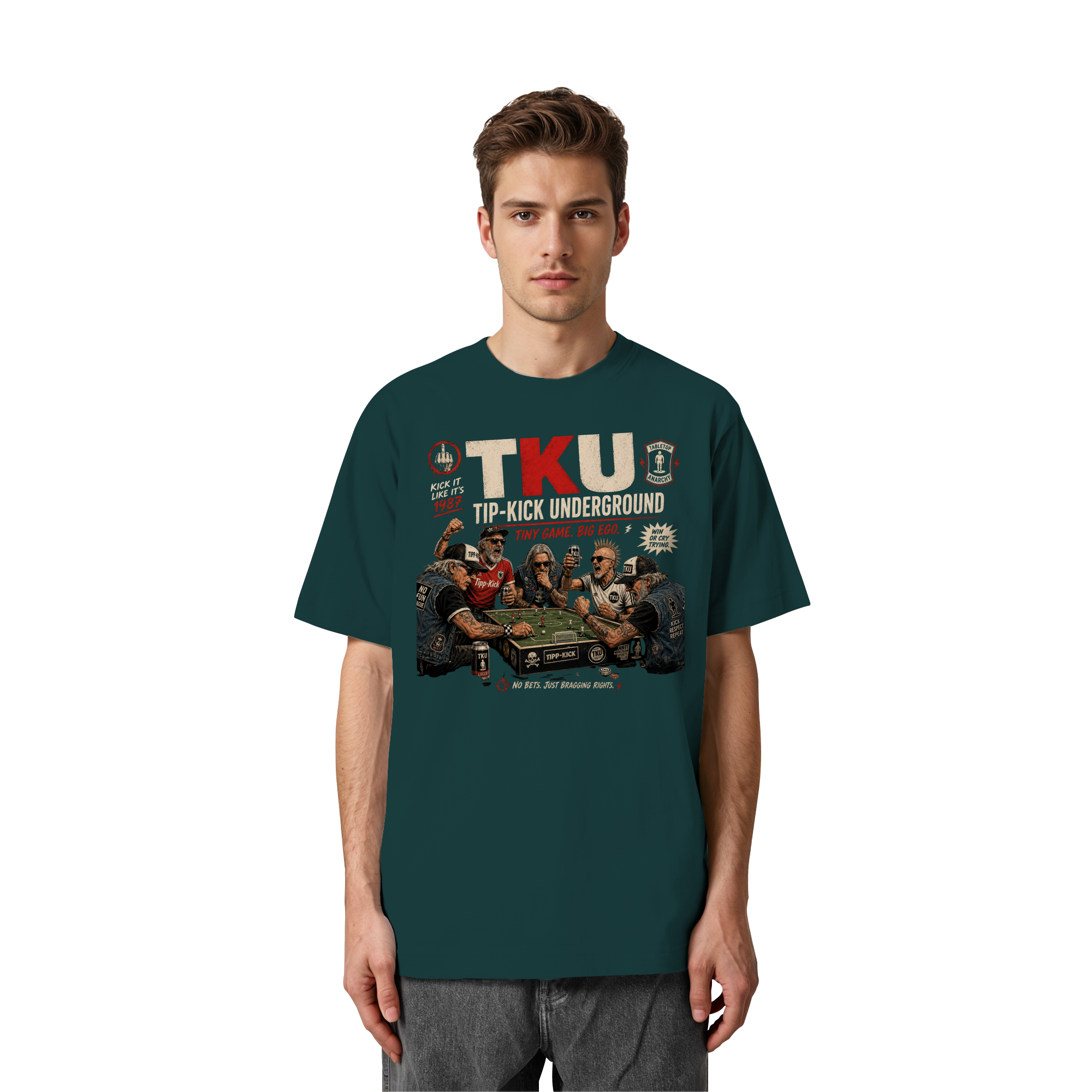 TIP KICK UNDERGROUND - Heavy Oversized Organic Shirt