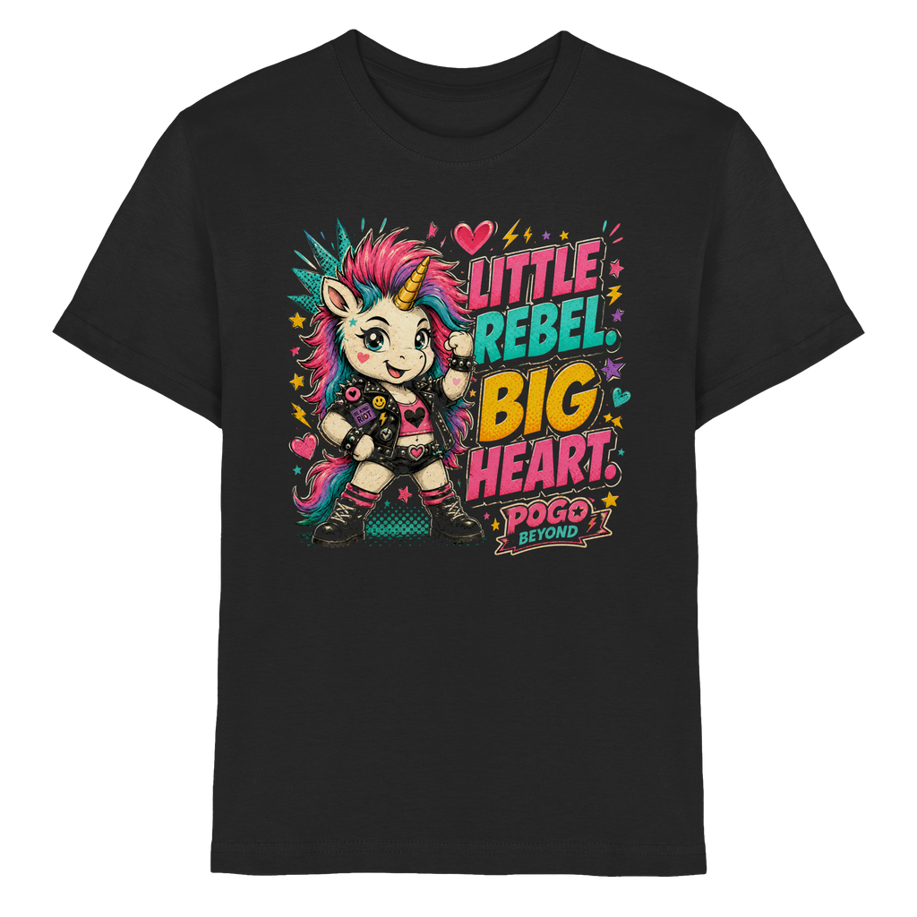 LITTLE REBEL BIG HEART - Kids Premium Shirt