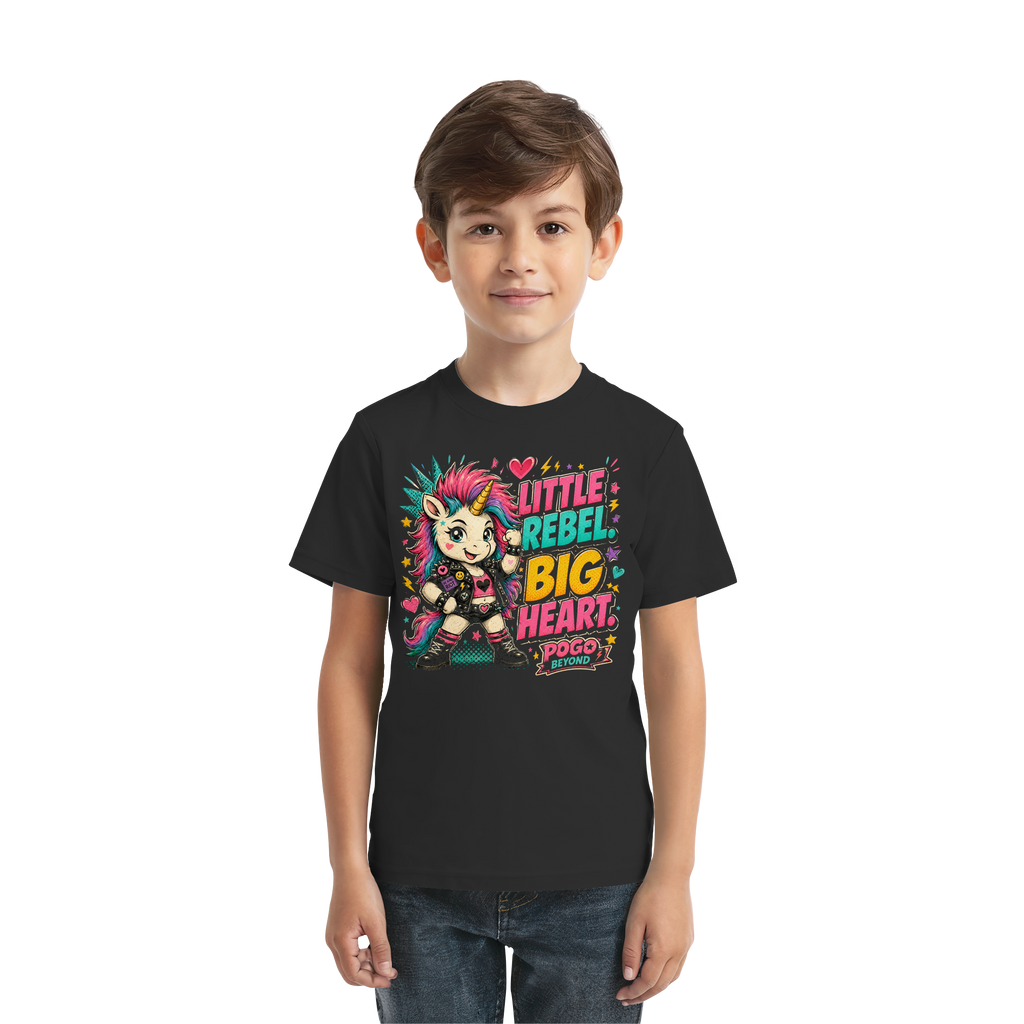 LITTLE REBEL BIG HEART - Kids Premium Shirt