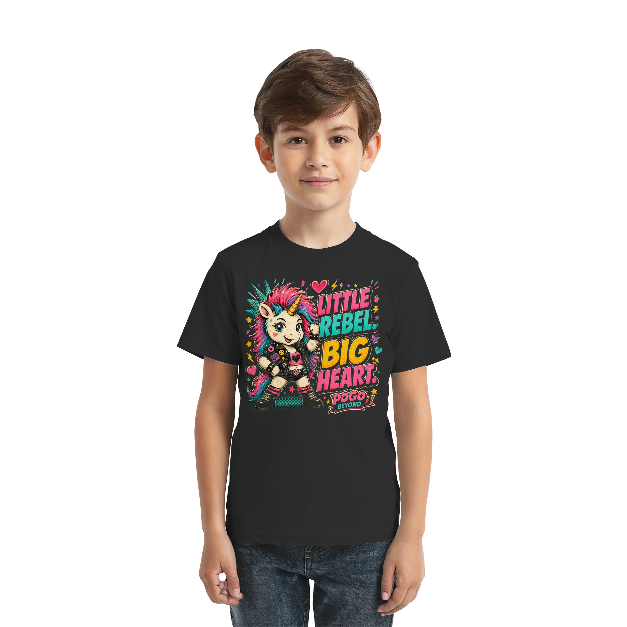LITTLE REBEL BIG HEART - Kids Premium Shirt