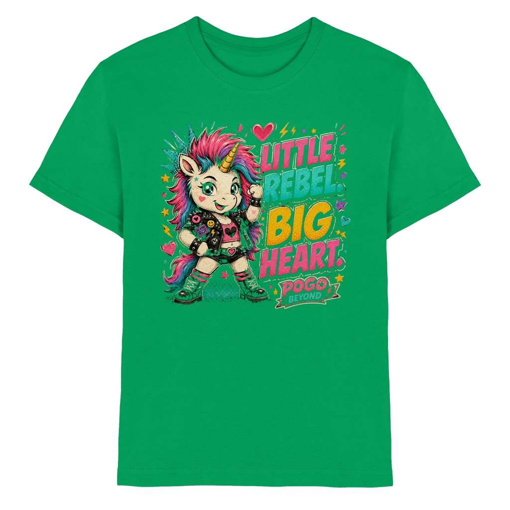 LITTLE REBEL BIG HEART - Kids Premium Shirt