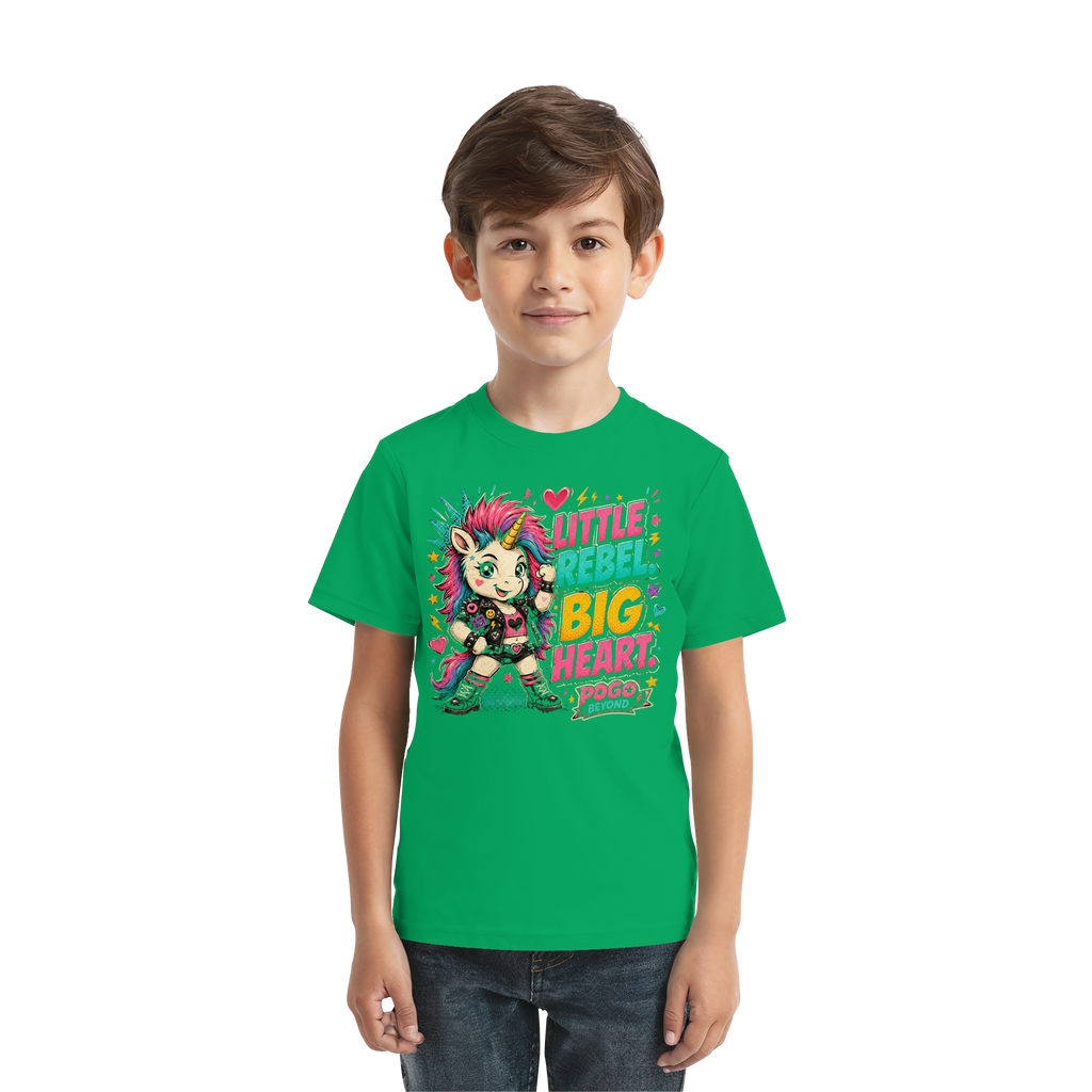 LITTLE REBEL BIG HEART - Kids Premium Shirt