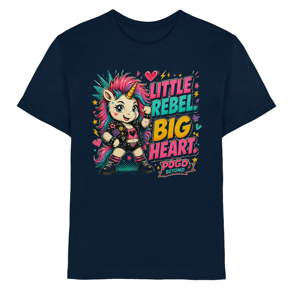 LITTLE REBEL BIG HEART - Kids Premium Shirt