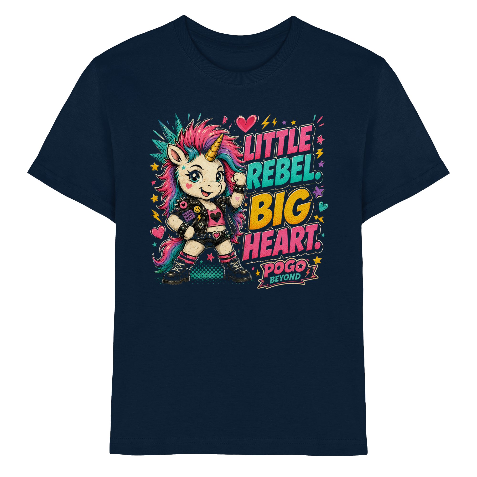LITTLE REBEL BIG HEART - Kids Premium Shirt