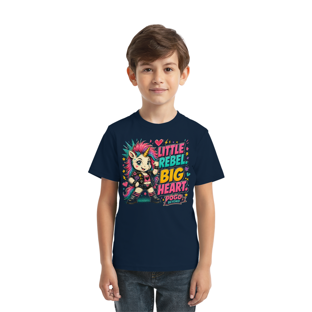 LITTLE REBEL BIG HEART - Kids Premium Shirt