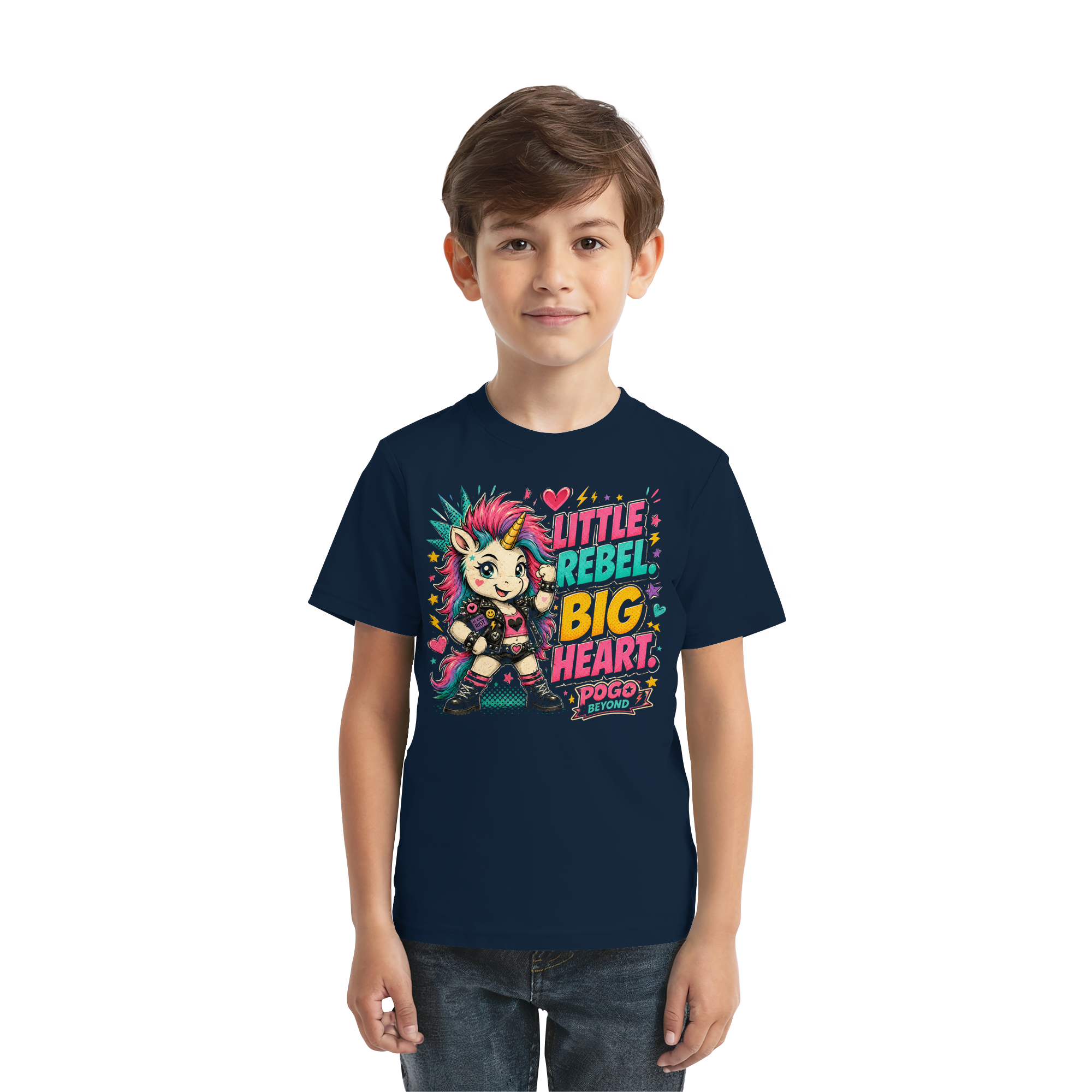 LITTLE REBEL BIG HEART - Kids Premium Shirt