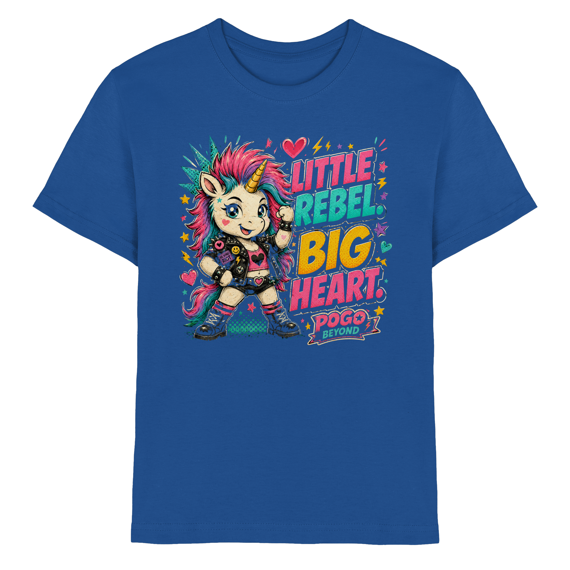 LITTLE REBEL BIG HEART - Kids Premium Shirt