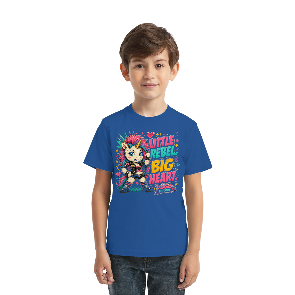 LITTLE REBEL BIG HEART - Kids Premium Shirt