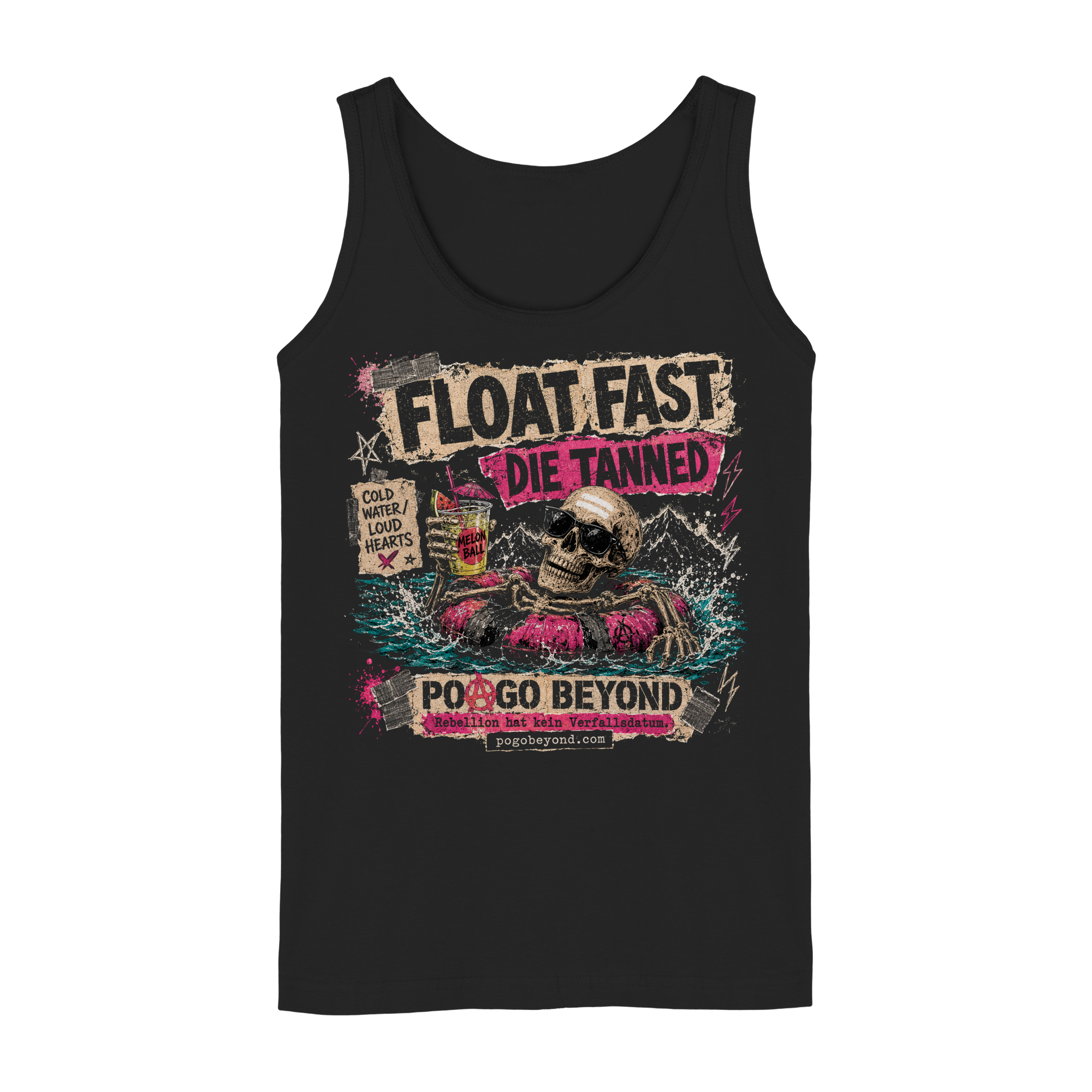 Float Fast Die Tanned – Punk Festival Tanktop - Ladies Tank-Top