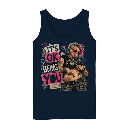 IT'S OK BEING YOU - NO FILTER, NO REGRETS - Ladies Tank-Top