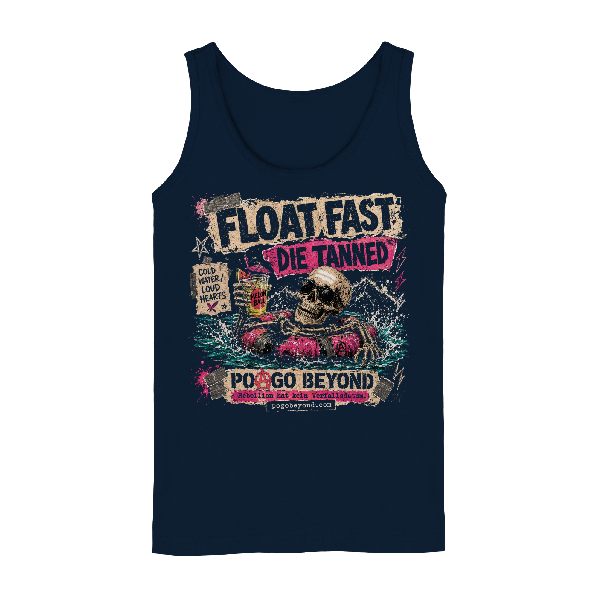 Float Fast Die Tanned – Punk Festival Tanktop - Ladies Tank-Top