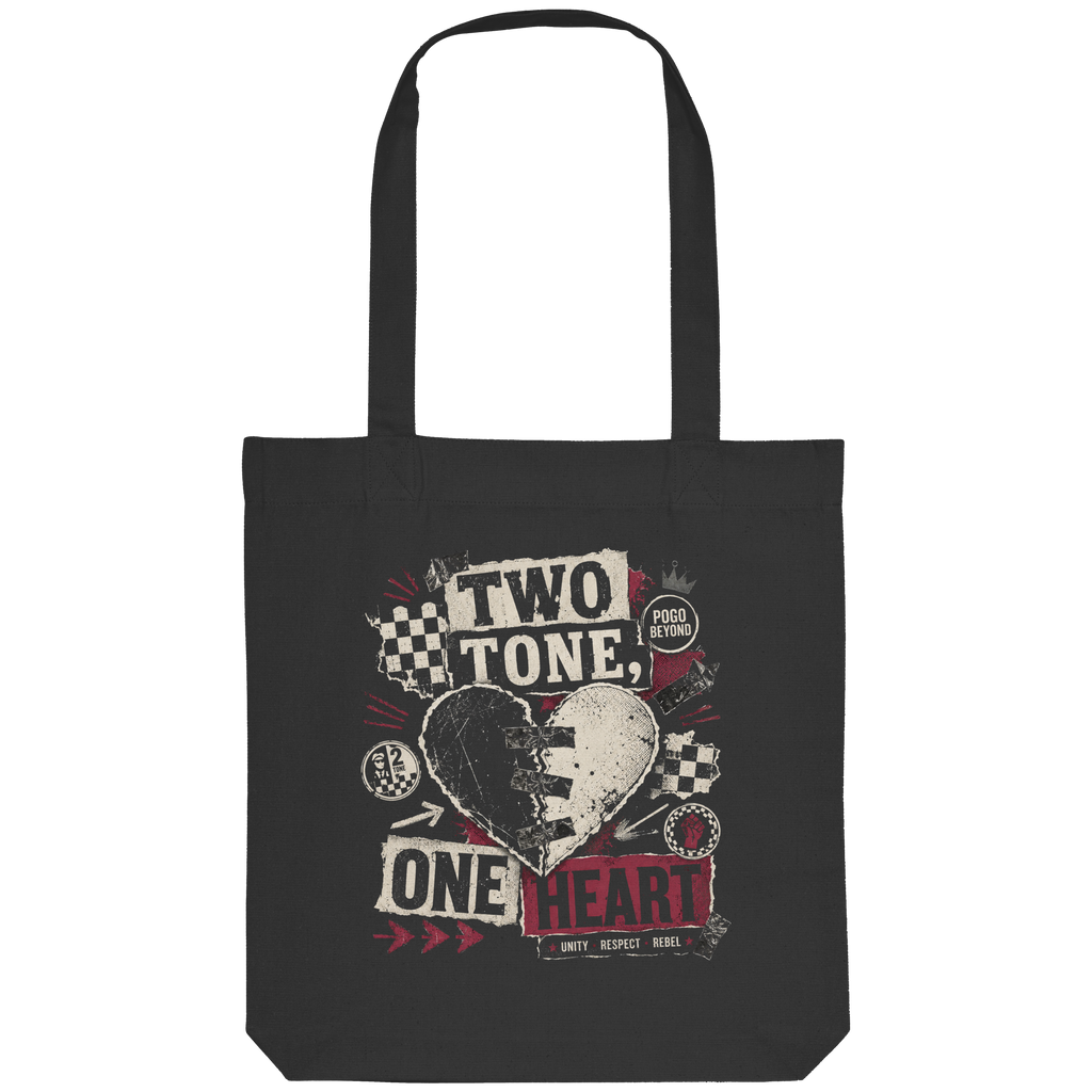 2 TONE, ONE HEART - Organic Tote-Bag