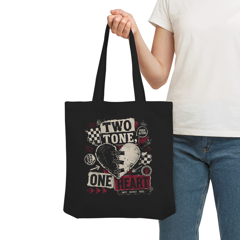 2 TONE, ONE HEART - Organic Tote-Bag