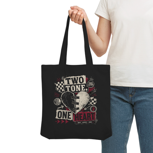 2 TONE, ONE HEART - Organic Tote-Bag