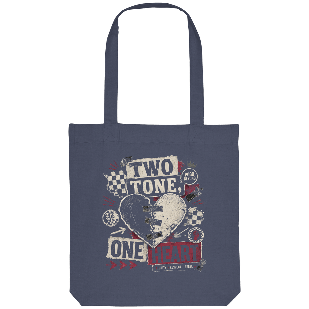 2 TONE, ONE HEART - Organic Tote-Bag
