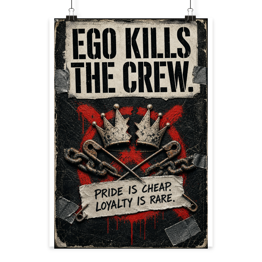 EGO KILLS THE CREW - Poster Din A1 (hoch)