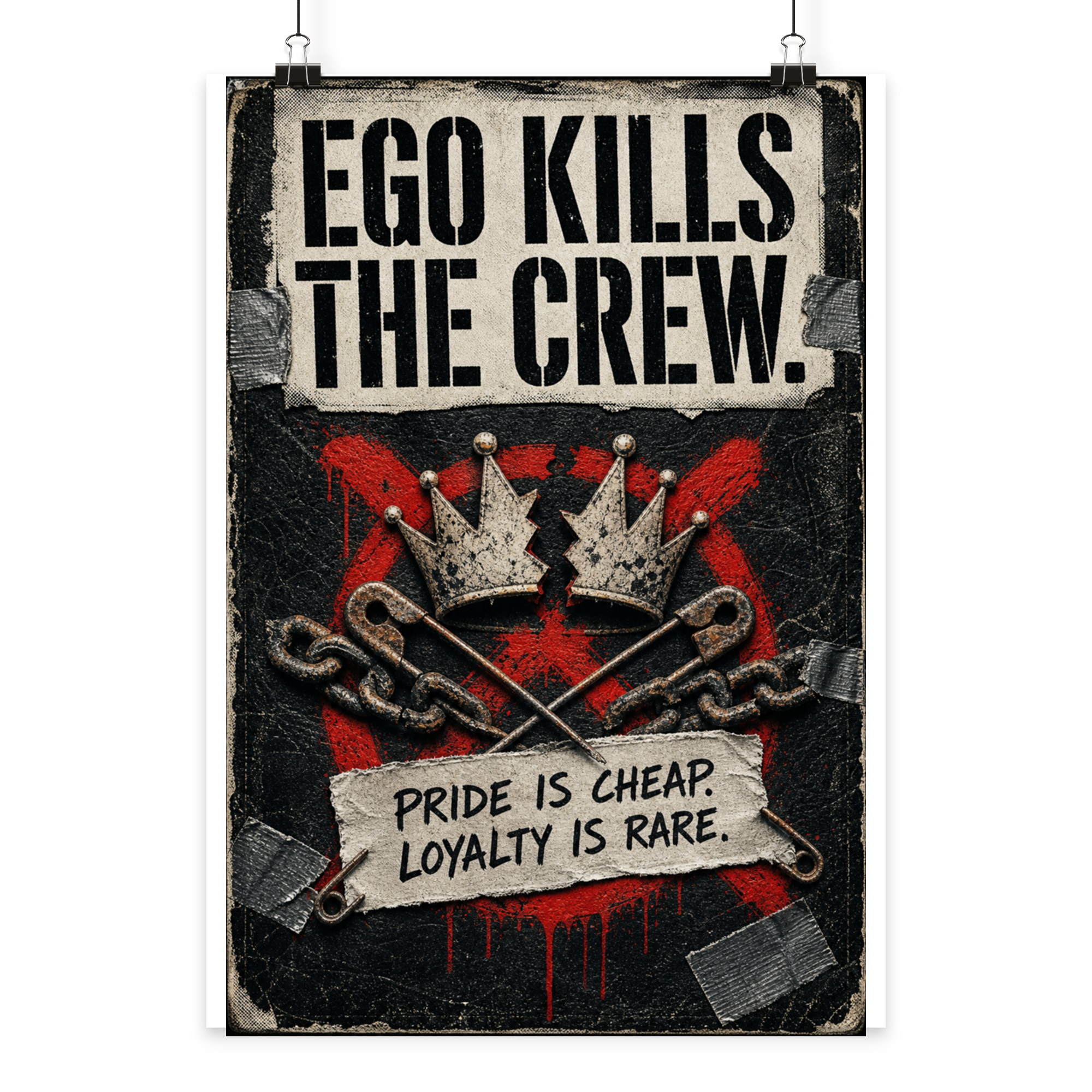 EGO KILLS THE CREW - Poster Din A1 (hoch)