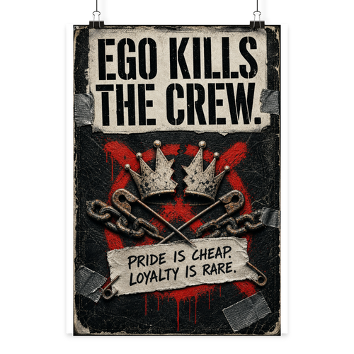 EGO KILLS THE CREW - Poster Din A1 (hoch)