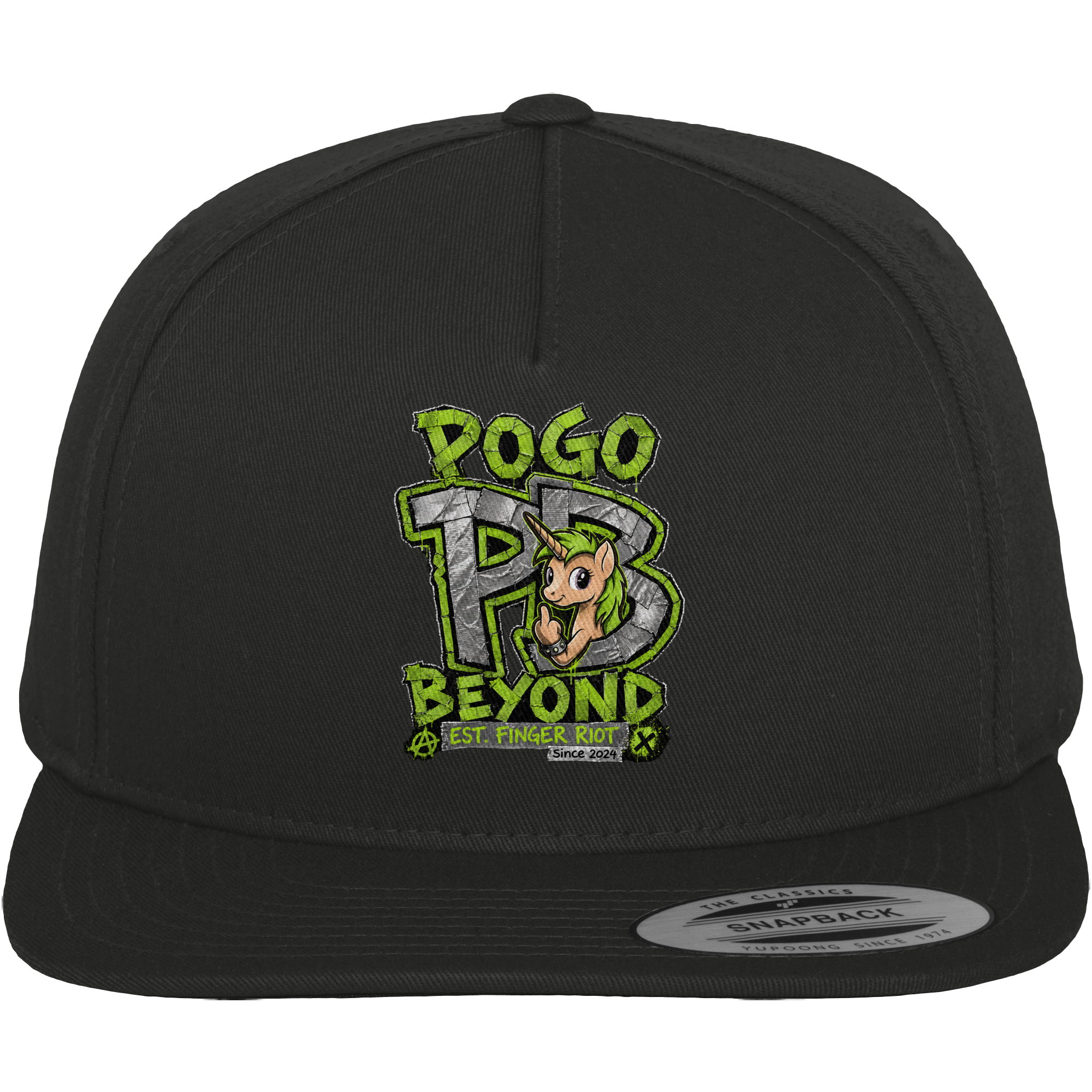 POGO BEYOND LOGO Green - Premium Snapback