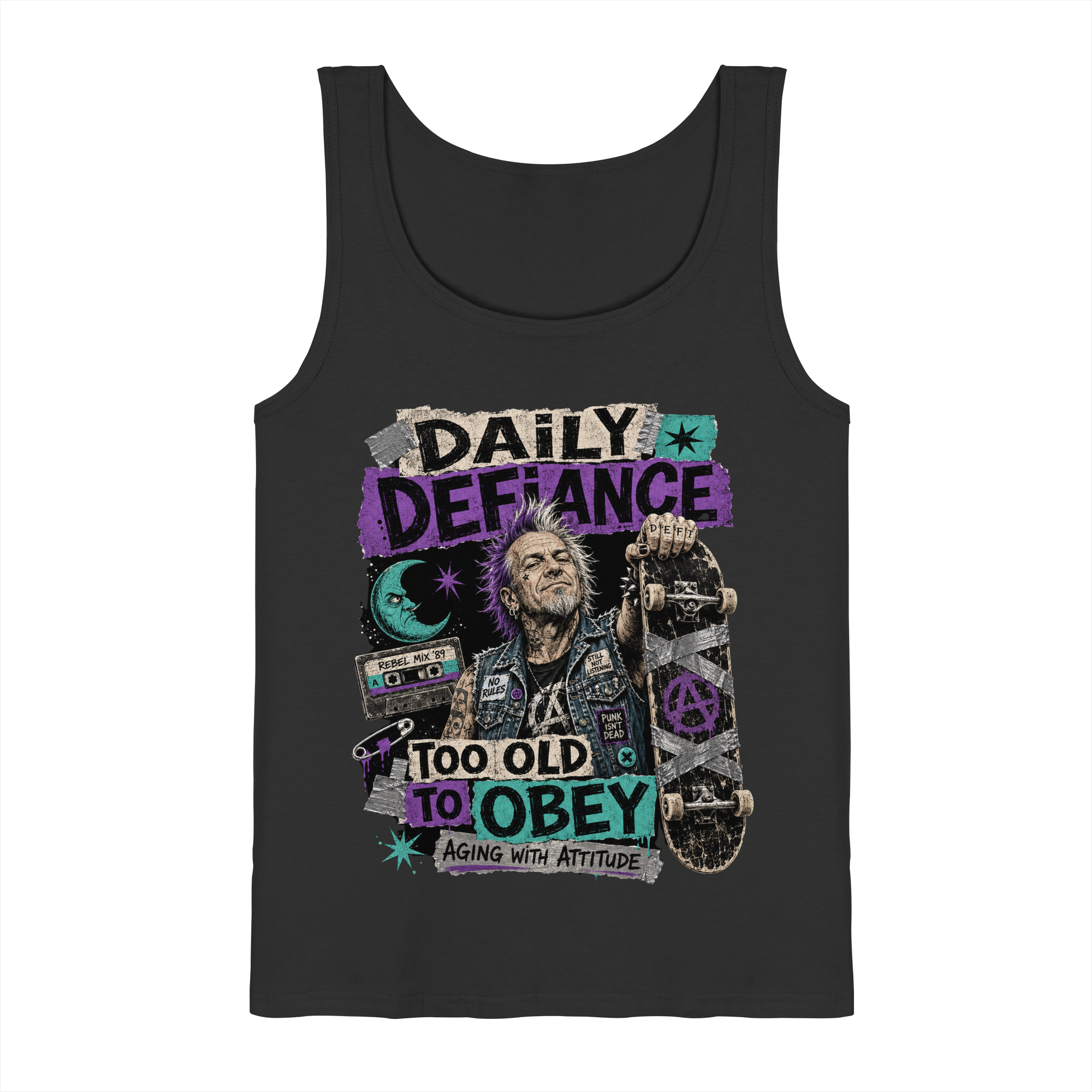 DAILY DEFIANCE – TOO OLD TO OBEY - Tank-Top