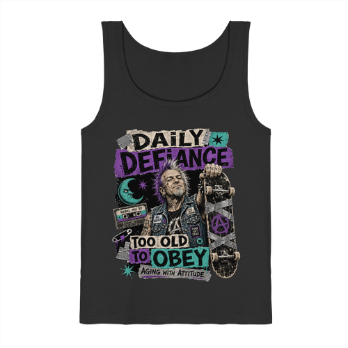 DAILY DEFIANCE – TOO OLD TO OBEY - Tank-Top