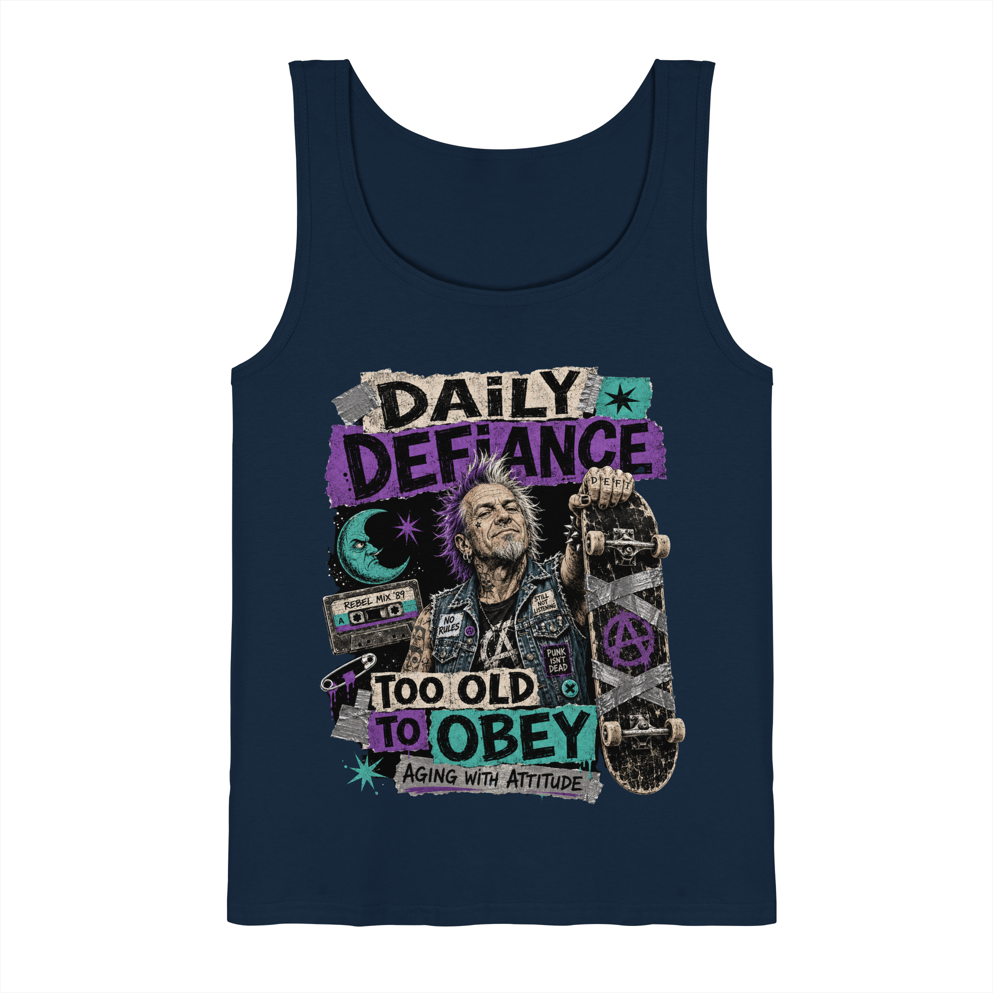 DAILY DEFIANCE – TOO OLD TO OBEY - Tank-Top