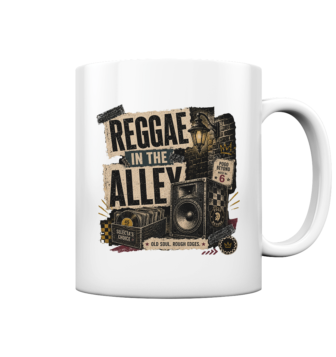 REGGAE IN THE ALLEY - Tasse glossy